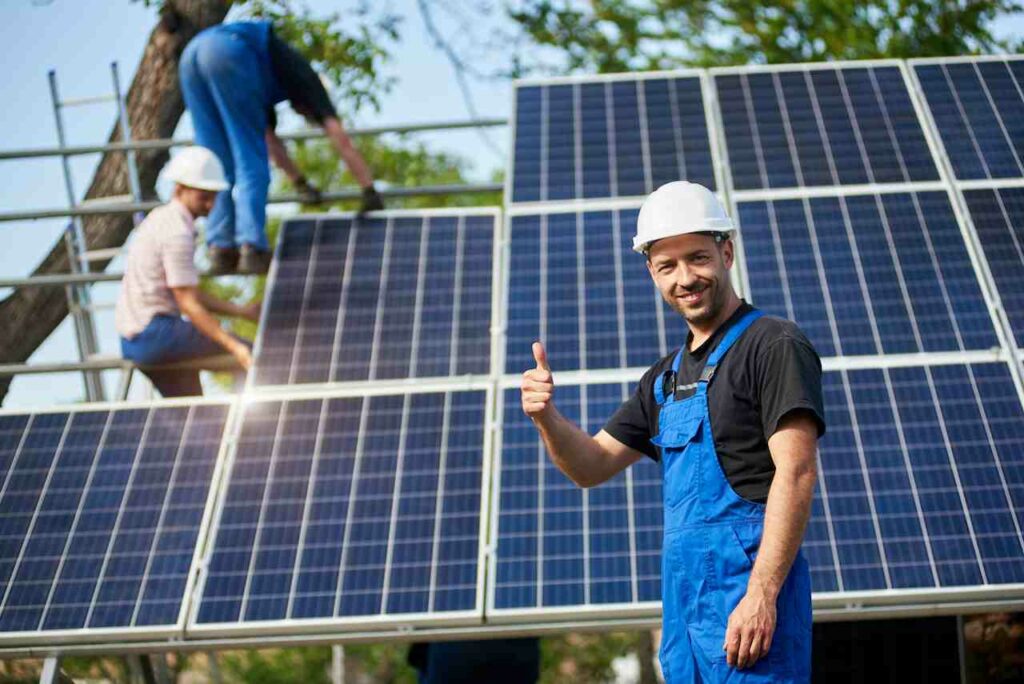 installation de panneaux solaires