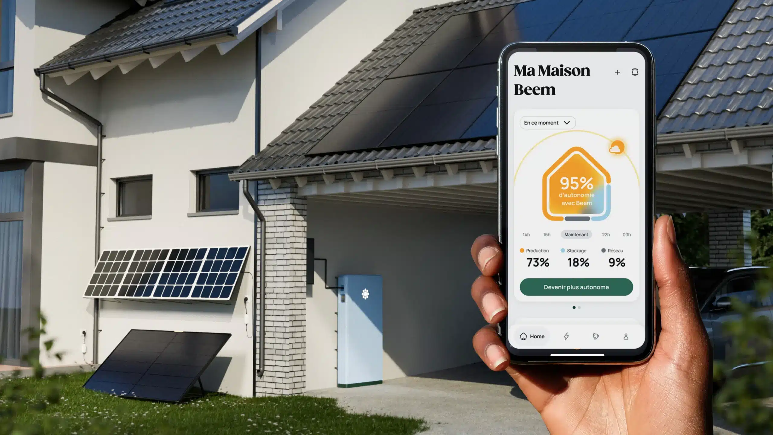 kit solaire beem on de 460w : puissance et simplicité à votre portée