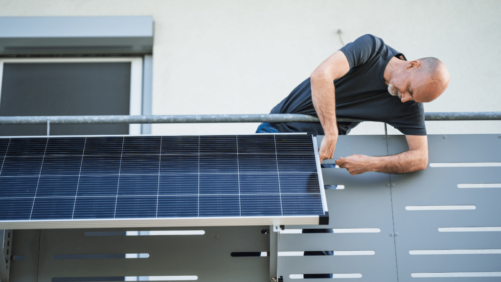 installer votre kit solaire plug and play sur un balcon