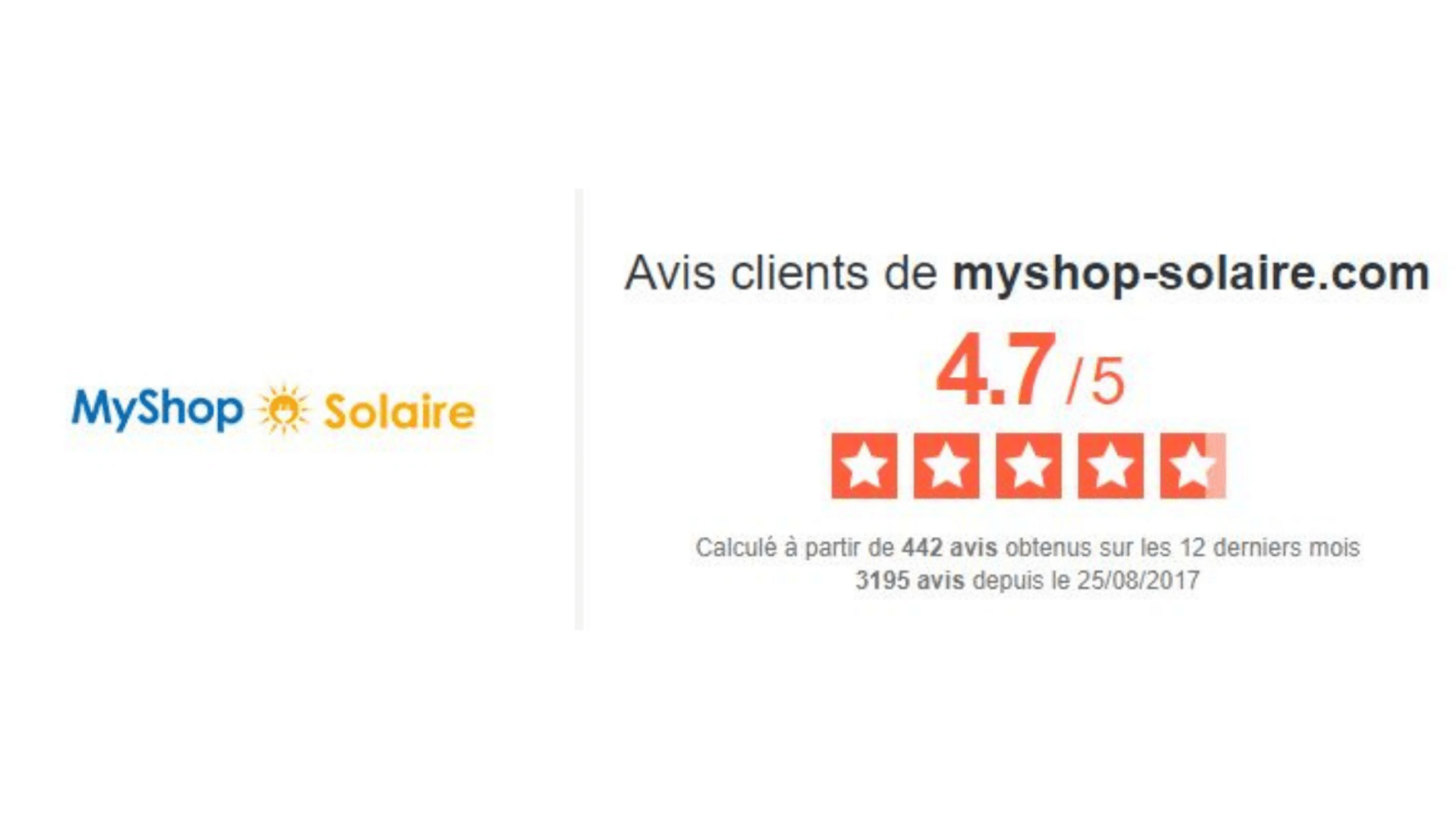 Myshop Solaire Avis