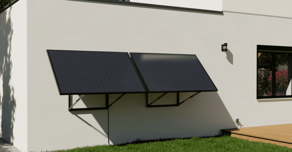 Installation basique d'un kit solaire plug and play