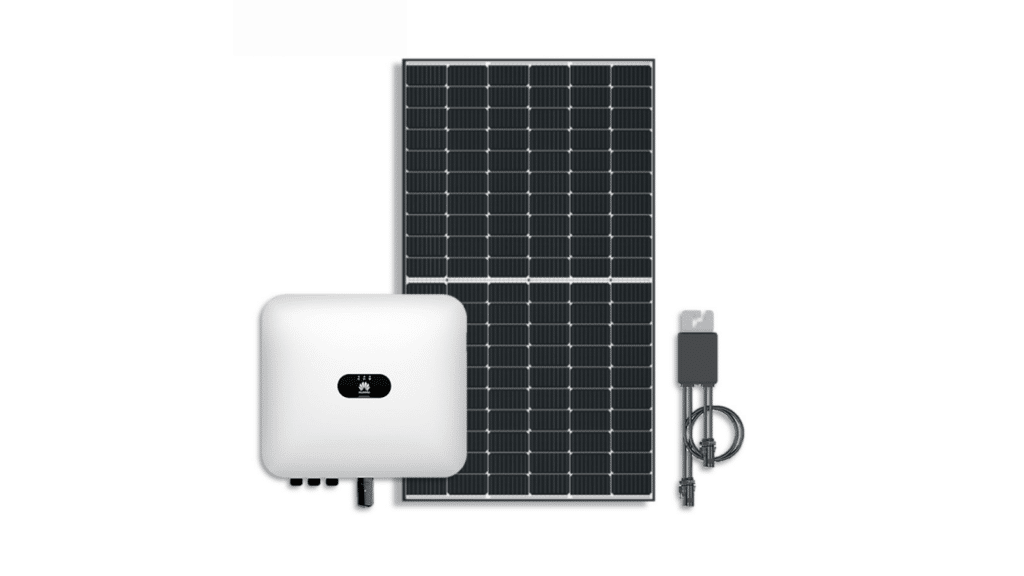 un kit solaire plug and play triphasé