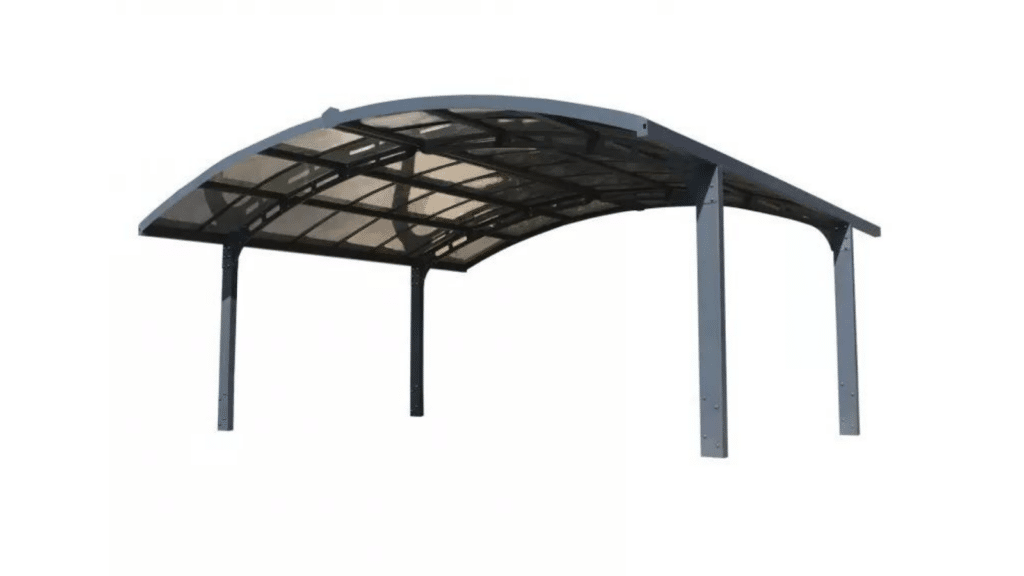 Qu’est-ce qu’un carport solaire double pente ?