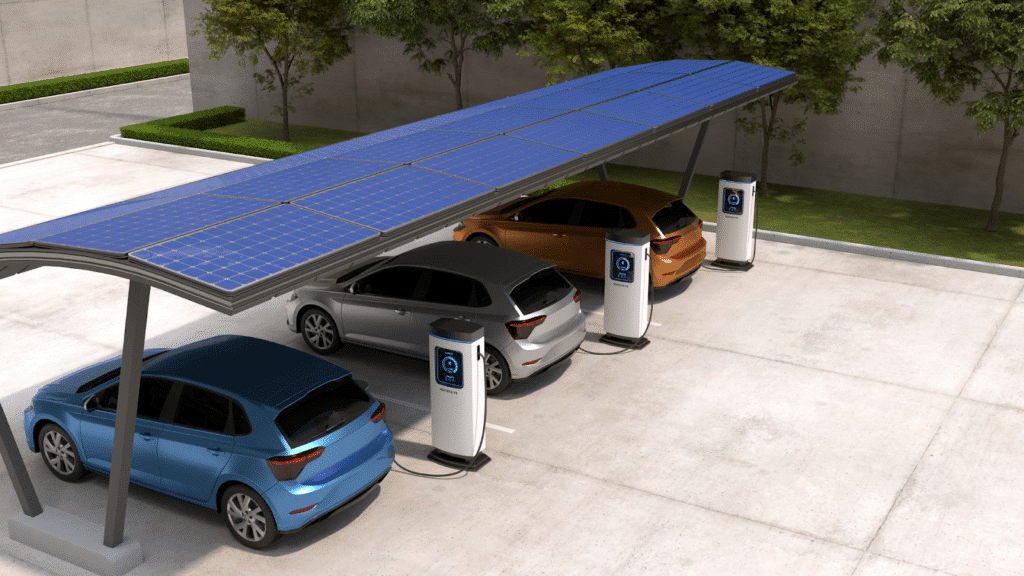 Définition et usages du carport solaire pour trois voitures