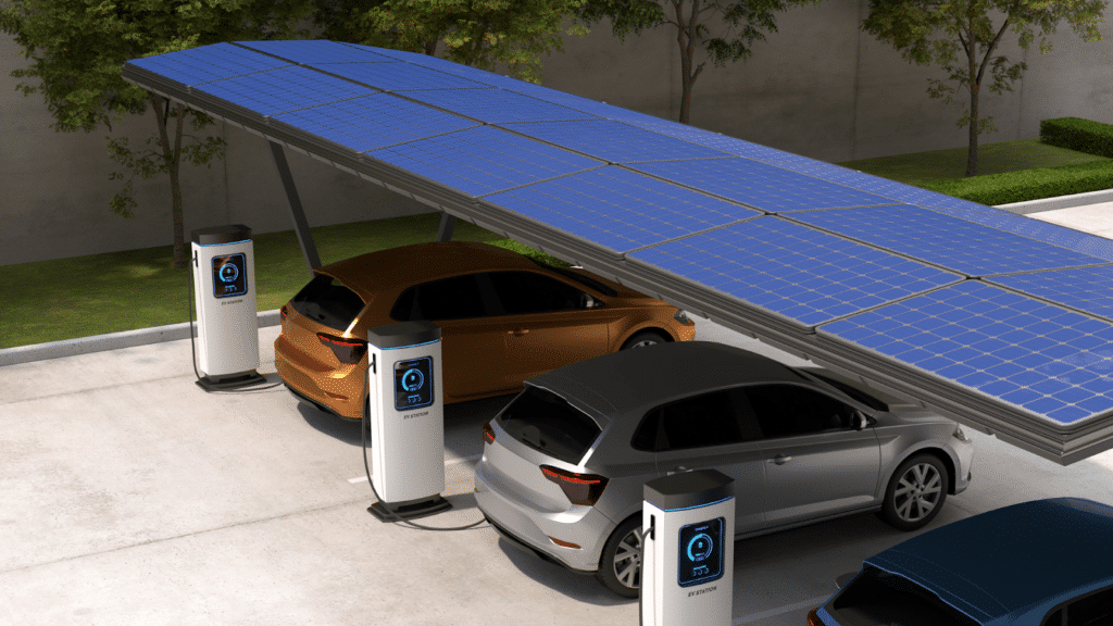 Qu’est-ce qu’un carport solaire avec borne de recharge ?