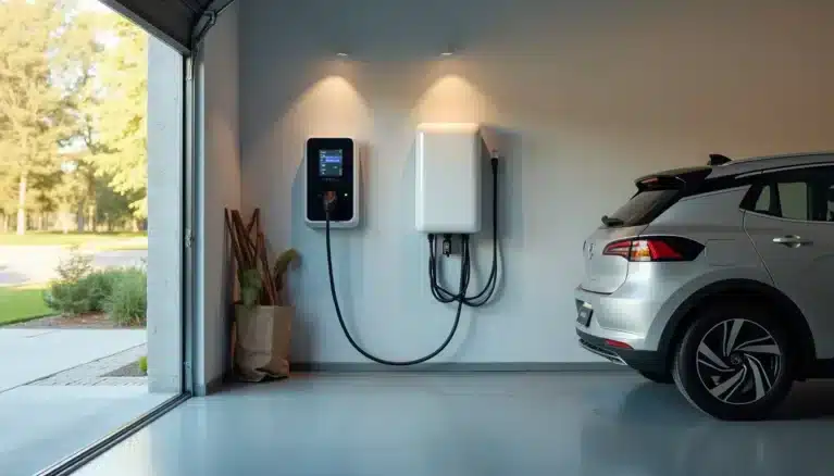 electriccarcharginggaragesetup