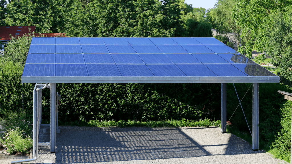 Le fonctionnement d'un carport solaire
