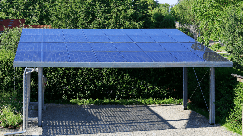 Aluminium anodisé pour carports solaires