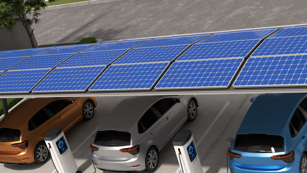 La tendance des carports solaires dans les zones urbaines