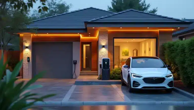 modern smart home charging