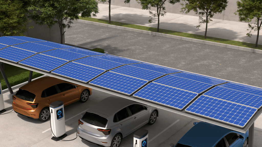 Une protection efficace des véhicules alliée à une production d'énergie renouvelable