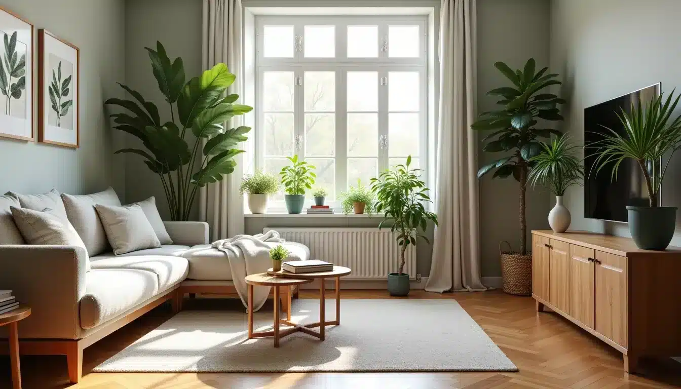 salon moderne eau lumiere