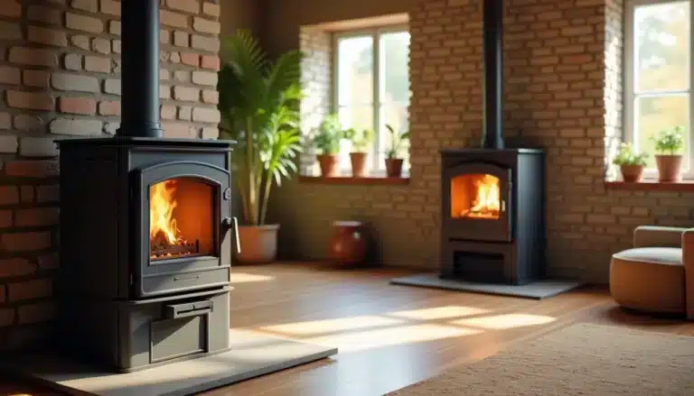 confort salon poele bois pellet