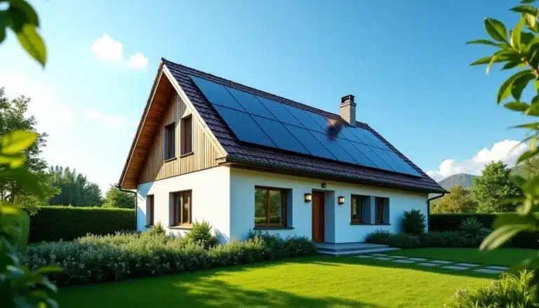 maison ecologique energie solaire