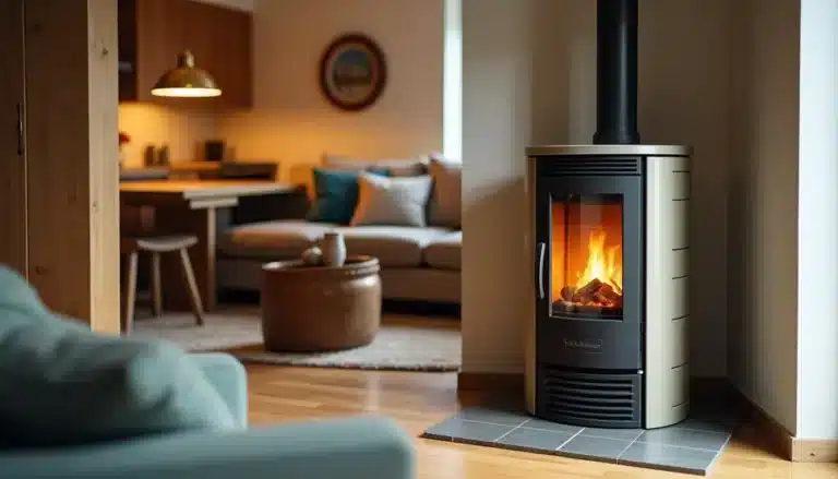 poele a granules moderne 2
