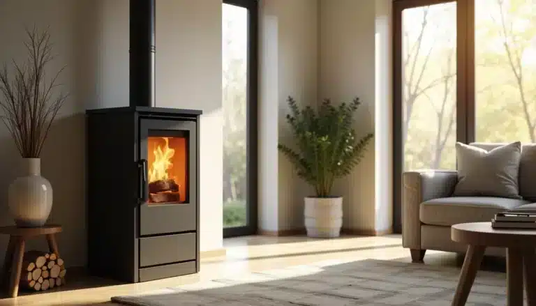 poele a granules moderne