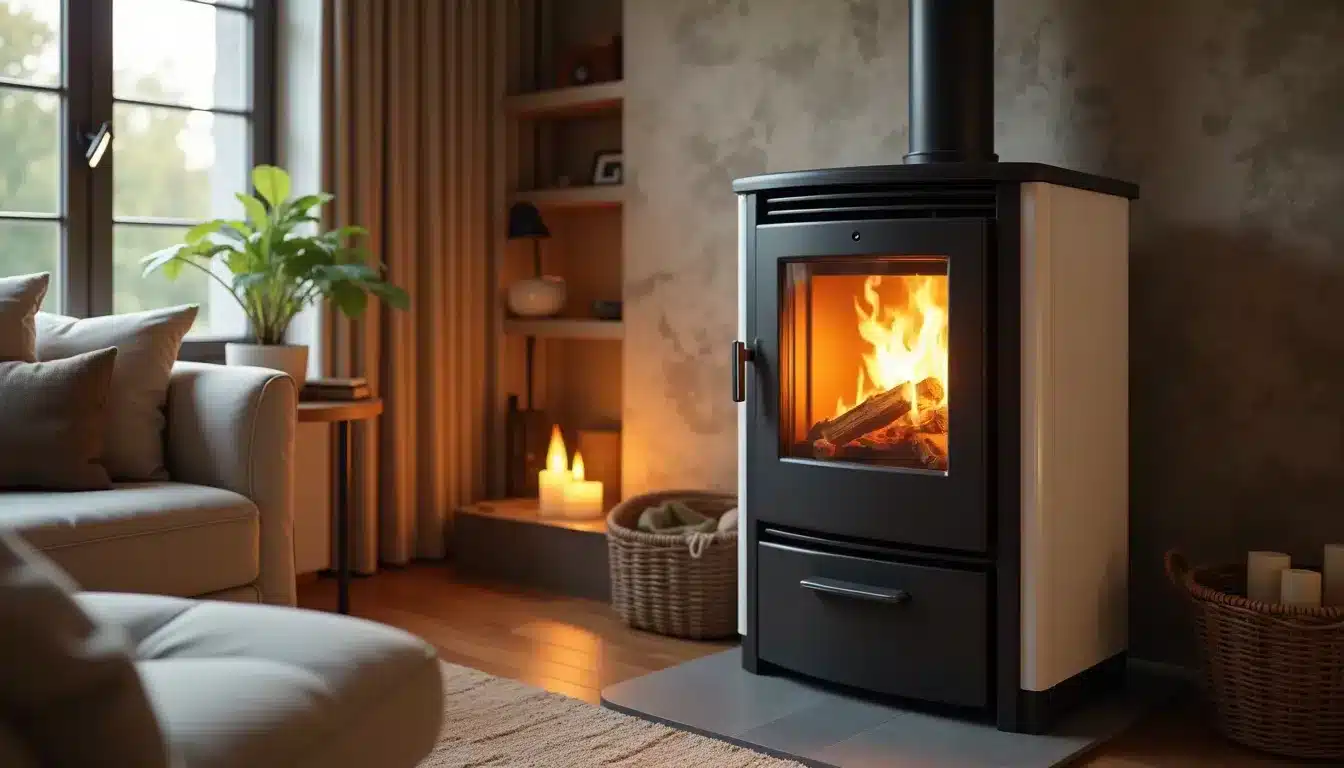 salon eco poele