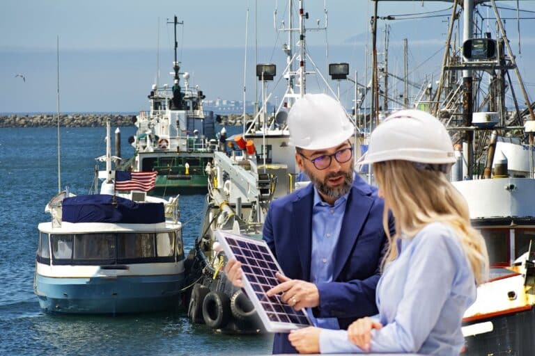 bateaux nouveaux panneaux solaires