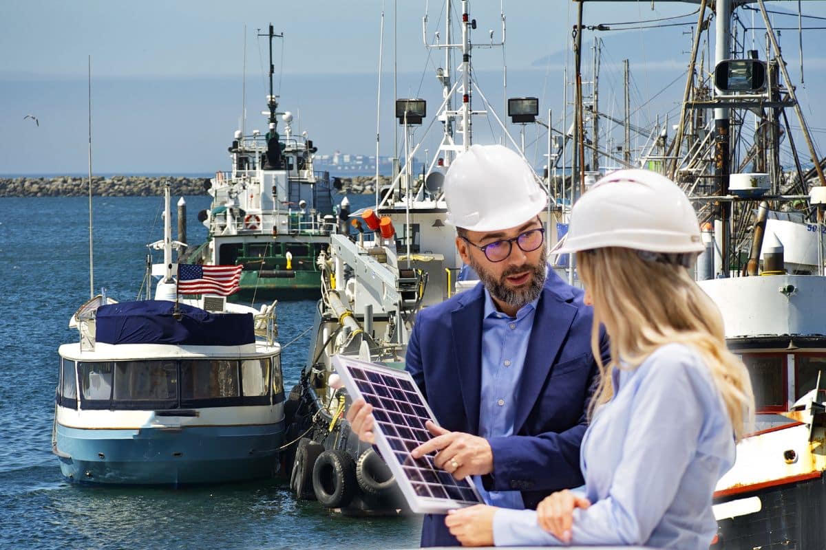 bateaux nouveaux panneaux solaires