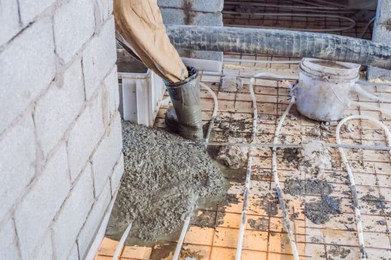 travaux de sous dallage isolation