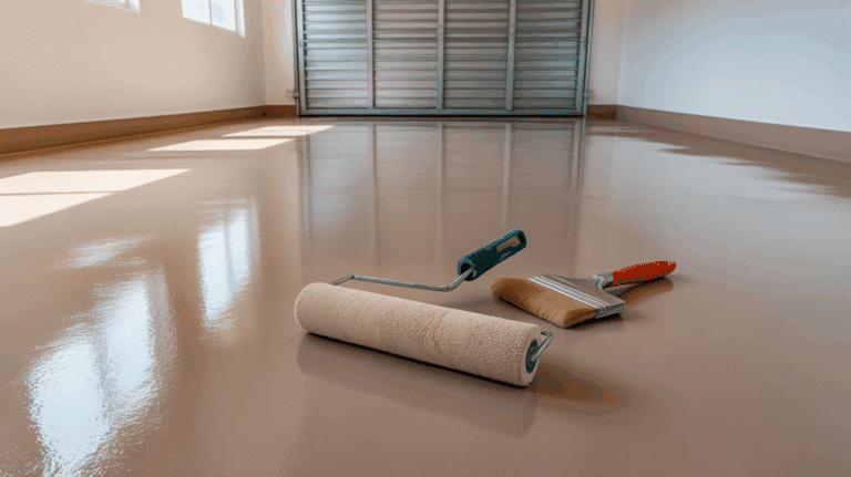 garage interieur sol lisse