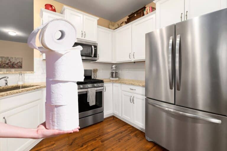 papier toilette dans le frigo