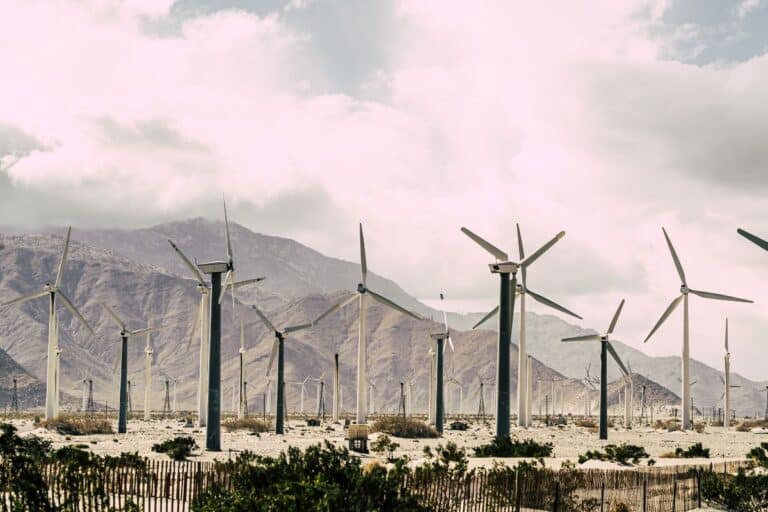 faire vieilles éoliennes