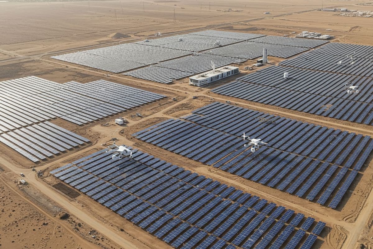 panneaux solaires lutte contre désertification